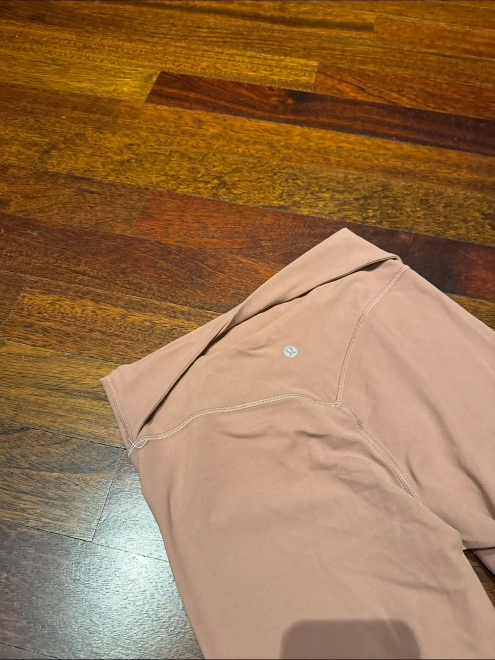 lululemon athletica Women’s Fold-Over Waist Leggings in Dusty Rose
